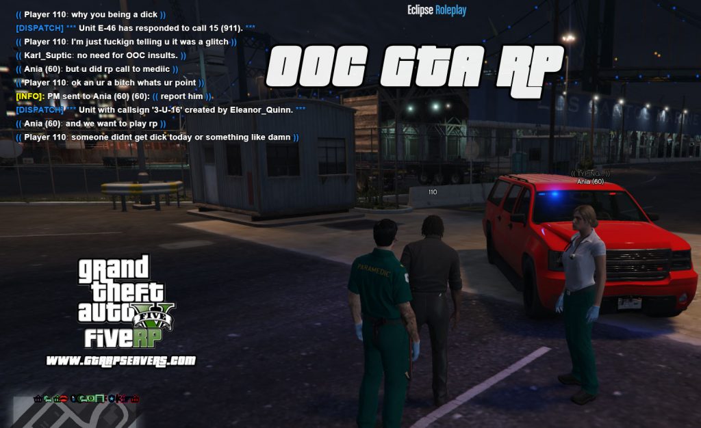 Example of Out Of Character usage in GTA RP Example of Out Of Character usage in GTA RP
